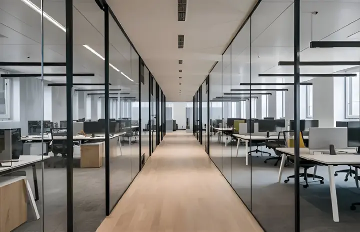 Combining Function and Style with Black Aluminium Glass Dividers