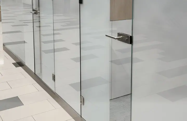 How Office Glazed Glass Folding Wall Partitions Improve Privacy