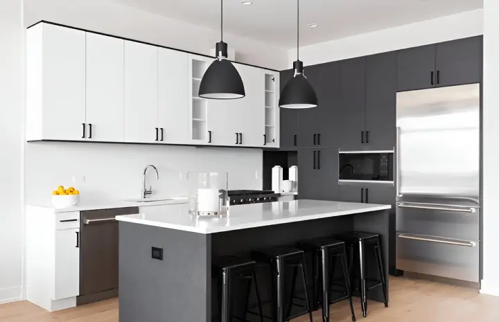 Why UAE Homes Prefer Frameless Kitchen Cabinets