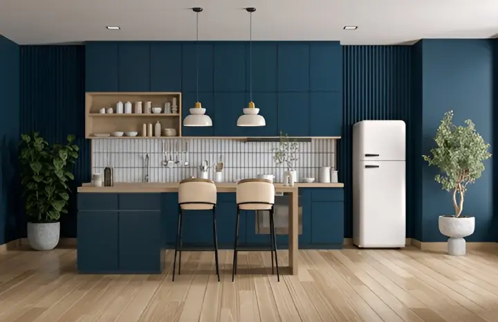 Transform Your Home with Blue Kitchen Cabinets Installation