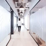 2025 Office Interiors: Mixing Aluminium Frames with Frosted Glass