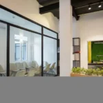 Design Ideas for Offices Using Black Trim Glass Partitions