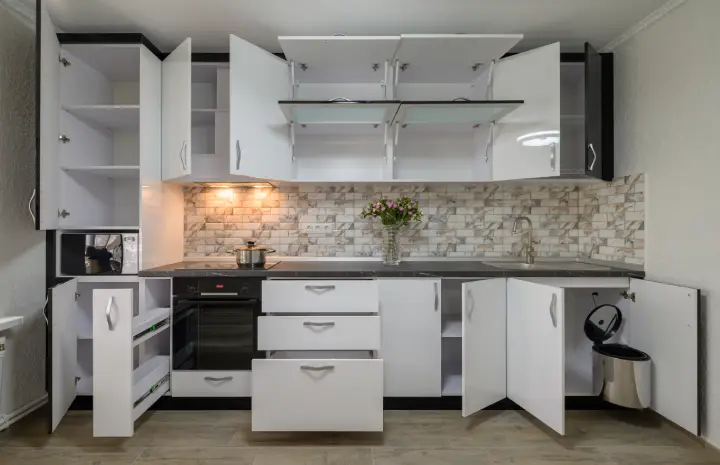 Personal Touch with Custom White Kitchen Cabinets UAE