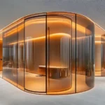 Creating Fluid Office Layouts Using Curved Glass Wall Systems