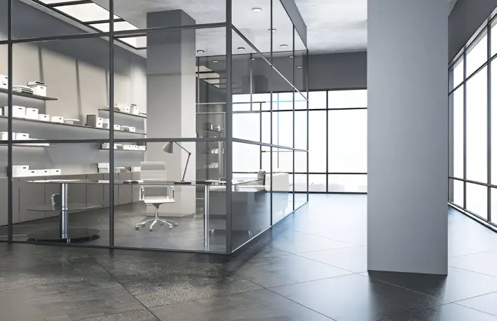How Smart Glass Partitions Enable Flexible Office Layouts