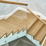 How to Pair Stair Glass Installation with Wooden Steps for Contrast