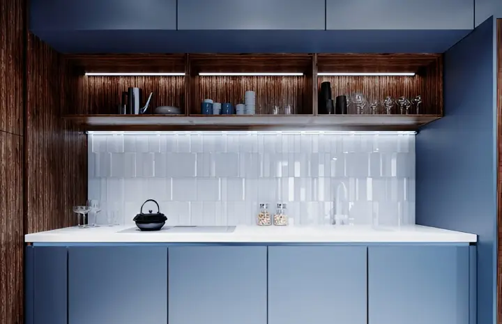 Modern Grey Aluminum Cabinets UAE – Smart Storage in Style