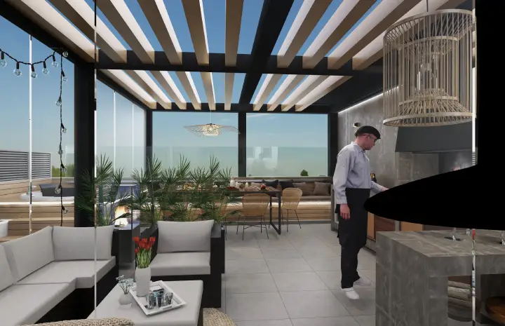 Key Advantages of Modern Roof Mounted Pergola Installation