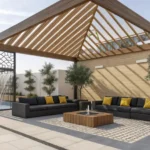 Luxury Garden Makeovers with Shaded Pergola Dubai